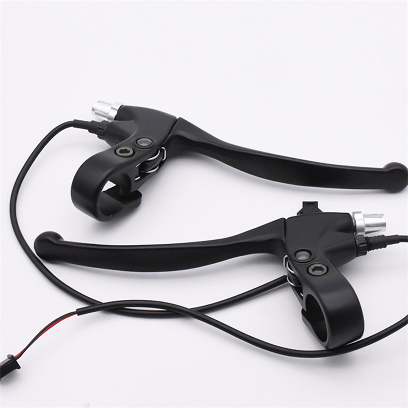 1 paire de leviers de frein arrière de vélo électrique, poignée de frein de vélo électrique, accessoire de vélo, outils de frein d'équitation: Default Title