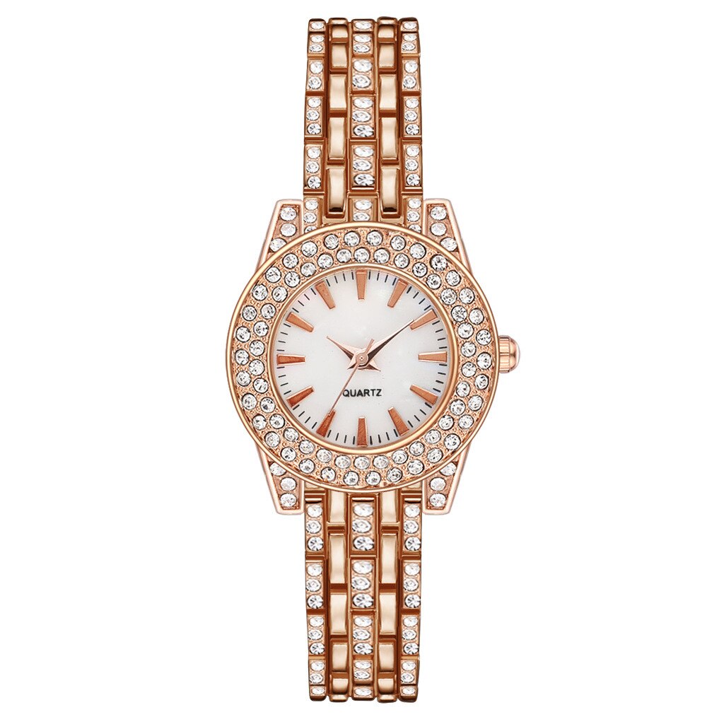 Relojes Para Mujer Reloj Mujer Marcas Famosas De Lujo Relojes De Cuarzo Para Mujer Mujer Conjunto De Reloj De pulsera y Corea del Sur para mujer, Simple y combinación De ambiente,: 3