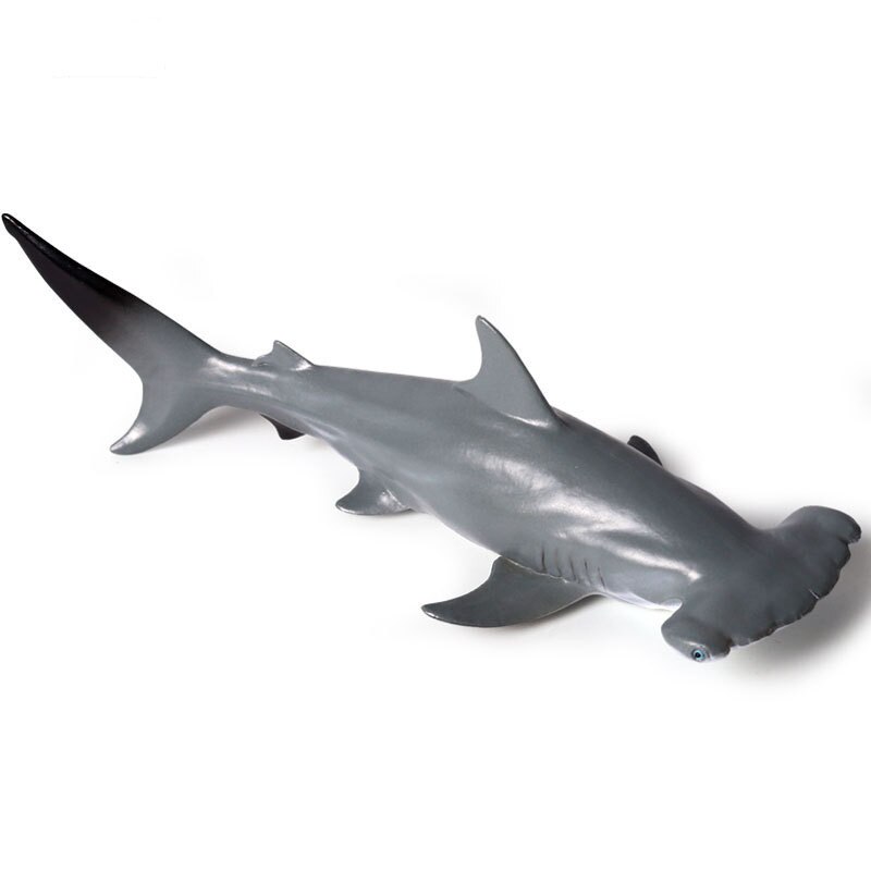 Sea Life Animals hammer head Shark Model Collection Toy For Kids Gift Marine Animal Whale Shark Solid Action PVC Figures