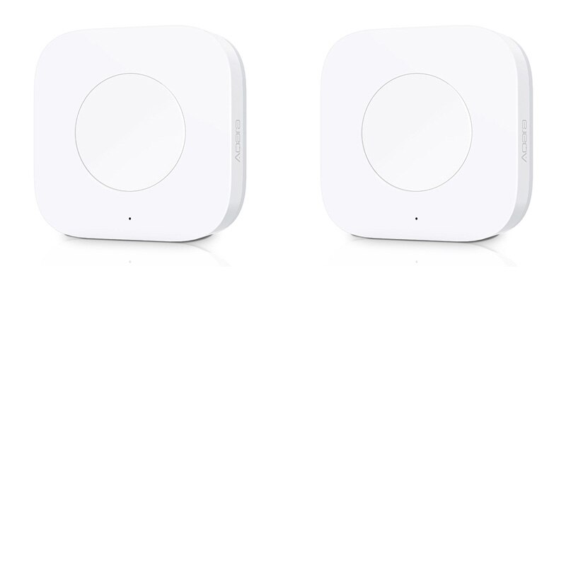 Aqara-interruptor inalámbrico inteligente multifuncional, tecla integrada/sin función giroscópica, funciona con Android e IOS para la aplicación Xiaomi: No  Gyro 2pcs