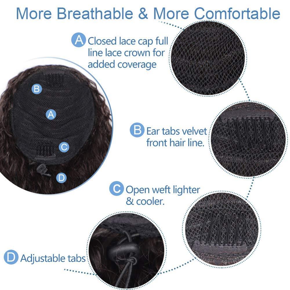 AIYEE Clip in Hair Extensions 55cm,22" Pony Tail Horsetail Synthetic Hairpieces Ponytail Drawstring Straight Ribbon Ponytails