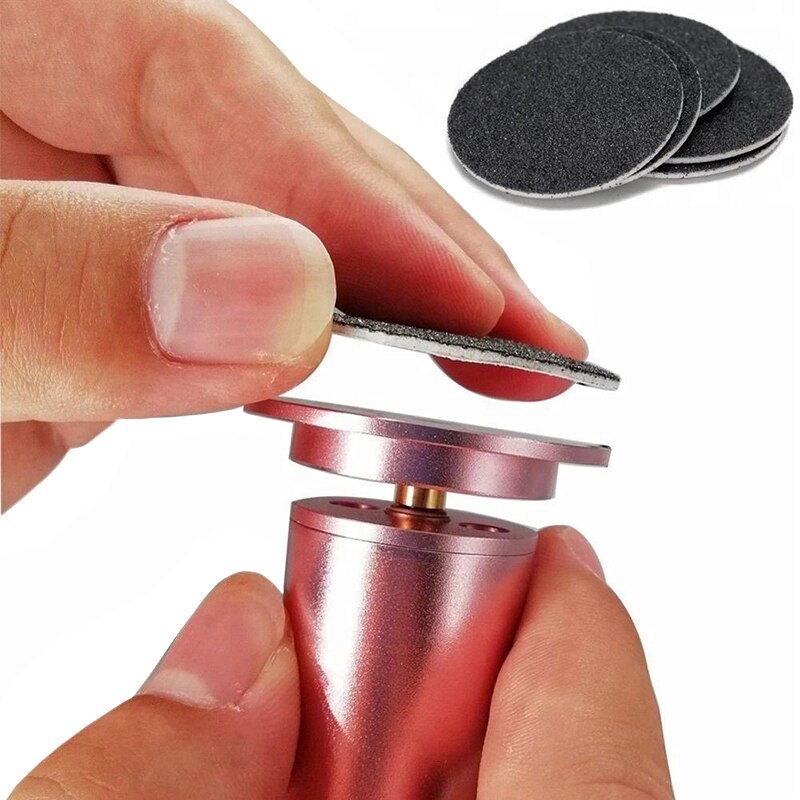 60 Stks/partij Vervanging Schuurpapier Schijf Schuren Papier Accessoire Voor Elektrische Voet Eelt Remover Tool Pedicure Voet Bestand 60 Stuks