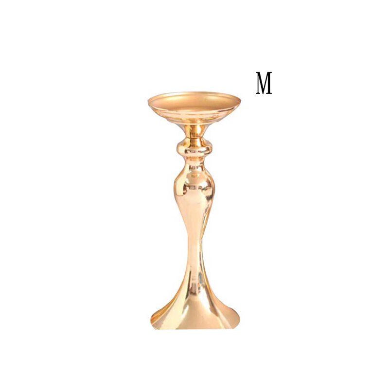 Candle holders christmas decorations wedding centerpieces lantern stand home gold flower vase table centerpiece event flowe: Golden 32cm