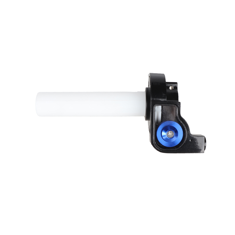Moto universale 22mm alluminio visibile Quick Twist Gas acceleratore salda manopole misura per Dirt Pit Bike Motocross Enduro ATV Quad: Blu