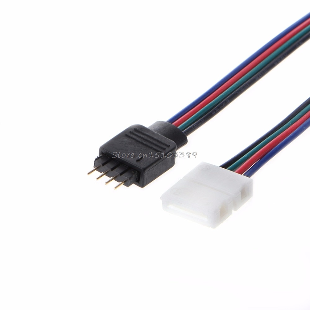 5Pcs 15cm 4 Pin 4 Pin 5050 3528 LED RGB Strip Extension Connector Cable Wire LED Strip Extension Cable G08 Whosale