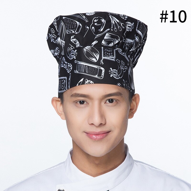Sombreros de cocinero Chef del restaurante cocina sombreros Hotel sombreros de camarero de Cocina Barbacoa champiñones ropa de servicio de alimentos Accesorios: style10