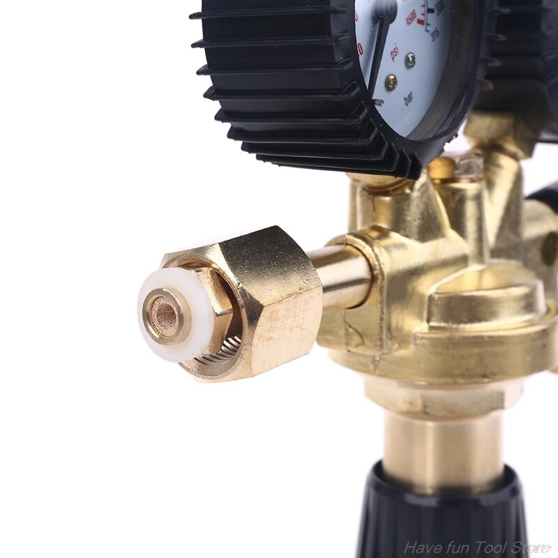 CO2 Argon Stikstof Drukverlagende Regulator Shockproof Mag/Mig Lassen Drukregelaar W21.8 Draad M15 21
