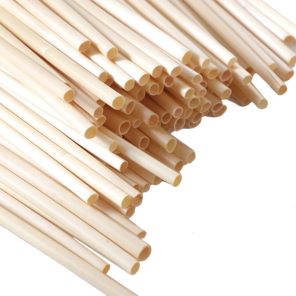 100 stuks rietjes van tarwe 20cm wegwerpbaar, natuurlijk, milieuvriendelijk, duurzaam, biologisch afbreekbaar, bar