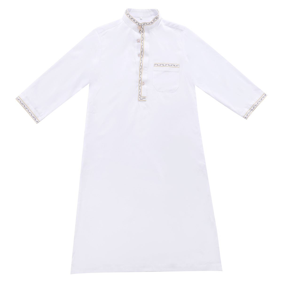 Moslim Jongens Gewaad Jurk Saudi Djellaba Pocket Arabia Abaya Kaftan Jubba Thobe Islam Eid Ramadan Djellaba Morocco Caftan Abaya