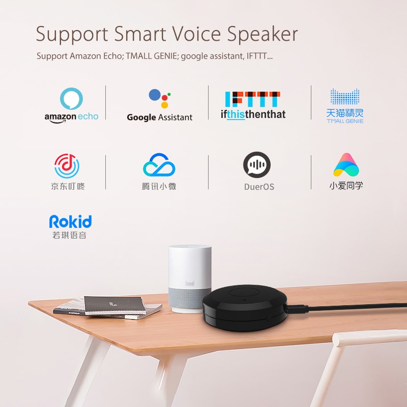 Avatto Wifi Ir Afstandsbediening, Smart Universele 2.4G Remote Voice Control Met Alexa, google Home Infrarood Smart Home Automation