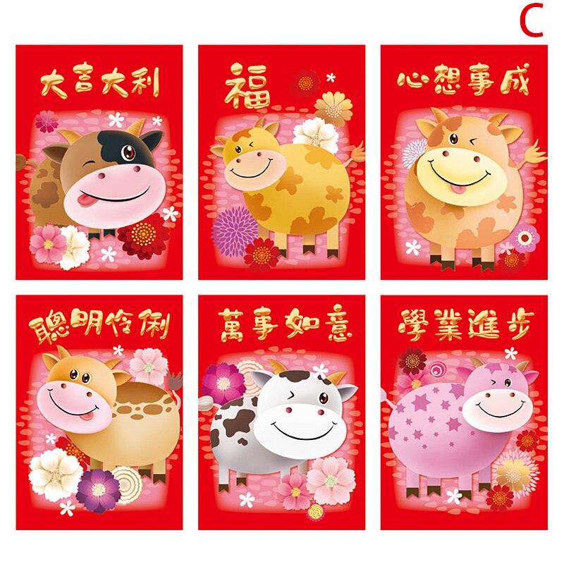 Os geluk chinese rode enveloppen gelukszakjes rood pakket voor chinees jaar en feestdoos: 3