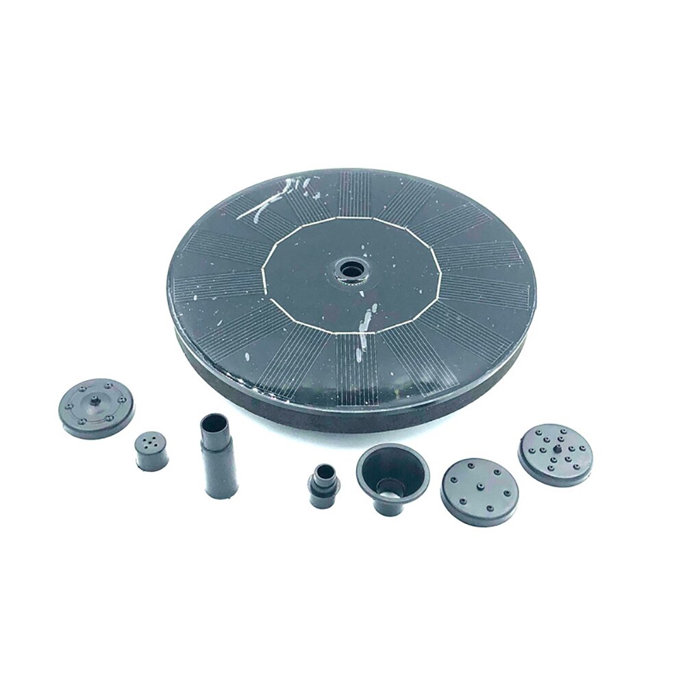 Drtools Mini Round Solar Suspension Floating Water Fountain For Garden Decoration Solar Fountain Pool Pond Decor Easy To Install