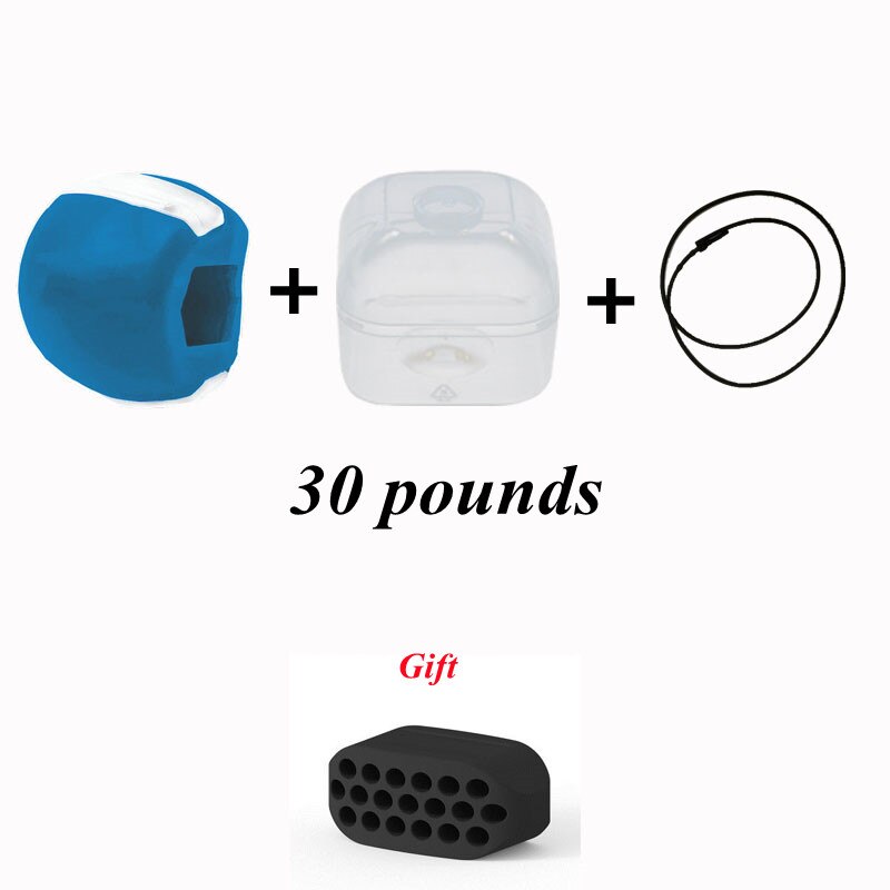 Simulator for Cheekbones Jaw Exerciser Jawline Jawzrsize Trainer Exercise Ball Jawliner Jawrsize Line Chew Ball Workout Muscle: White