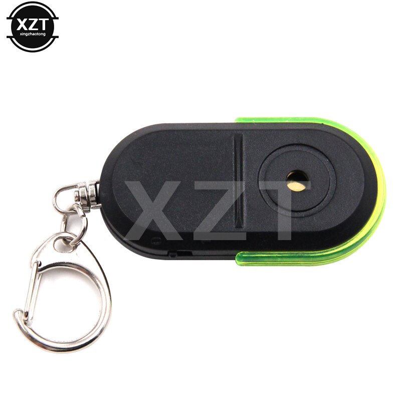 1Pcs Oude Mensen Anti-Verloren Alarm Key Finder Draadloze Locator Sleutelhanger Whistle Sound Led Licht Tracker