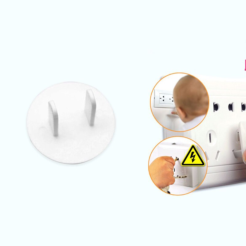 US Socket Free Seguridad Plug Socket Safet Baby Children Protection Plug Safety Cover Plastic Safety Electrical Outlet Plug