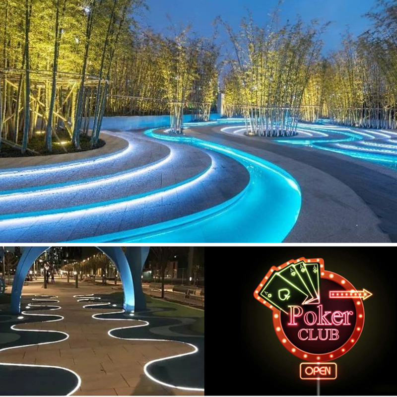 Neon-nauhat vedenpitävä taivutettava led-putki huone sisustus neon valot