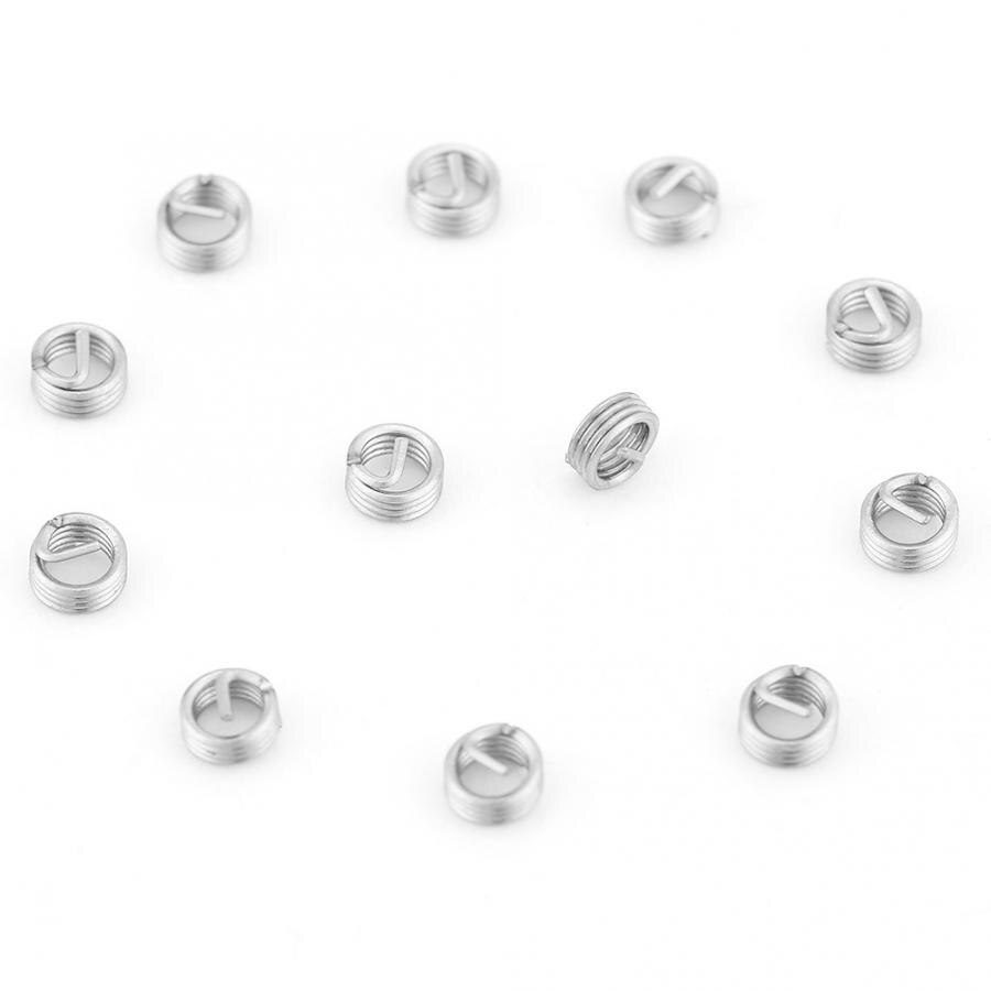 100pcs threaded inserts repair kit, stainless steel helical thread helical thread inserts a Lenth of M3*0.5*1D