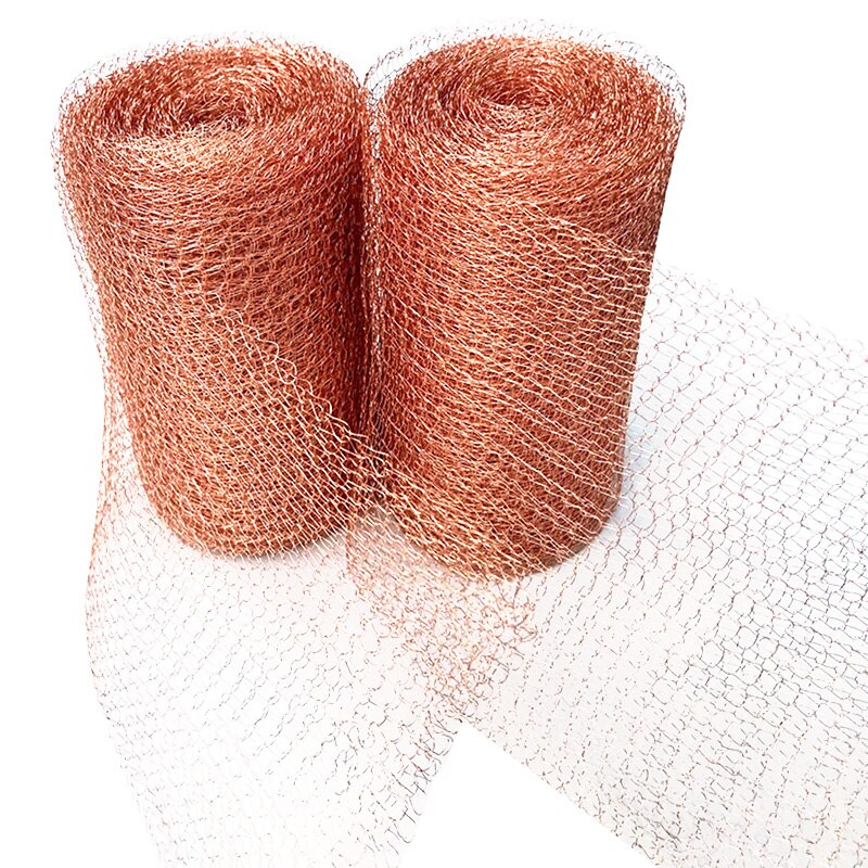 10*10cm Copper Wire Mesh House Copper Electromagnetic Wave Shielding Network Signal Shielding Network Radiation Protection