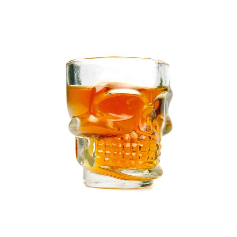 Hög praktisk nyhet glasskalle vinglas vin whiskyglas halloween dekoration: Default Title