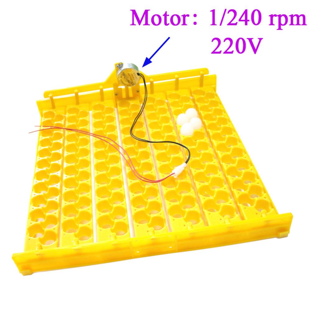 Broedmachine voor 154 vogels, draaiplateau voor kwartel-duif-papegaai-eieren, automatisch draaiplateau, broedmachine voor 110v/220v/12v motoren: 1 i 240 toeren 220v