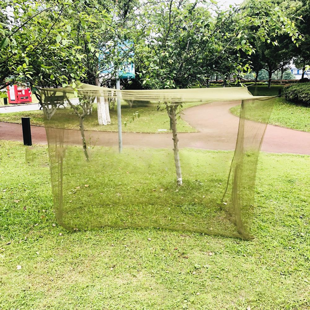 Draagbare outdoor reis kampeernetten mesh klamboe voor binnen en buiten tuin kamperen klamboe