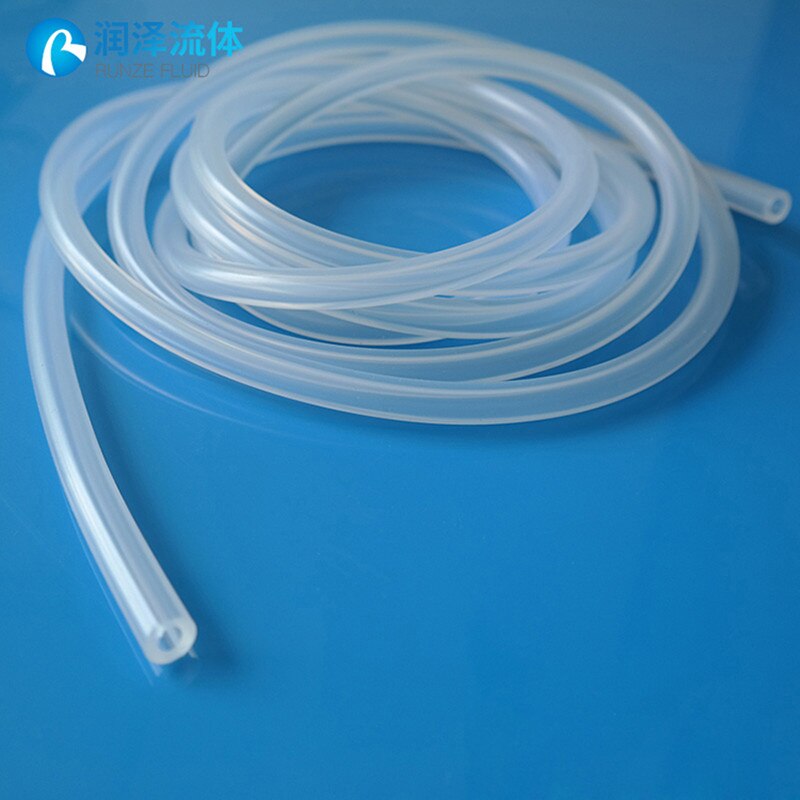 External Connection Silicone Tube High Transparency High Flexibility High Cost Performance for Liquid Transfer