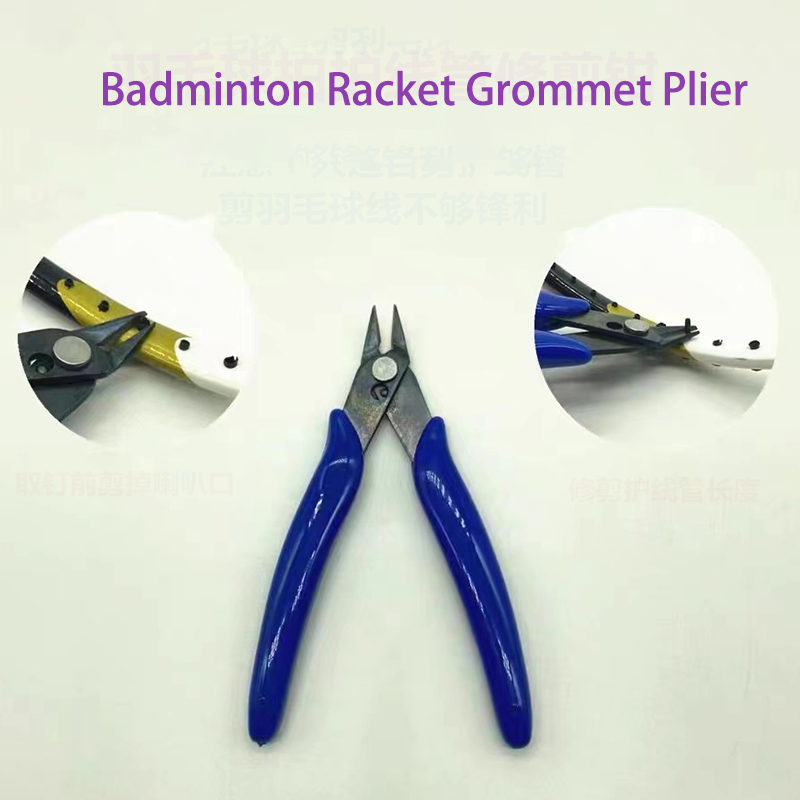 Badminton Grommet Tool Scissors Eyelets Badminton Accessries Mini Wire Protection Tube Nail Pliers
