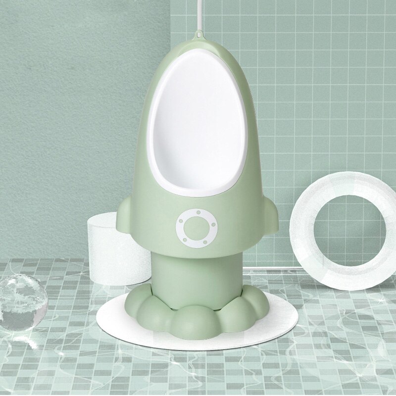 Kids Potty Toilet Urinal Pee Trainer Wall-Mounted Toilet Pee Trainer Children Baby Boy Bathroom Rocket Urinal