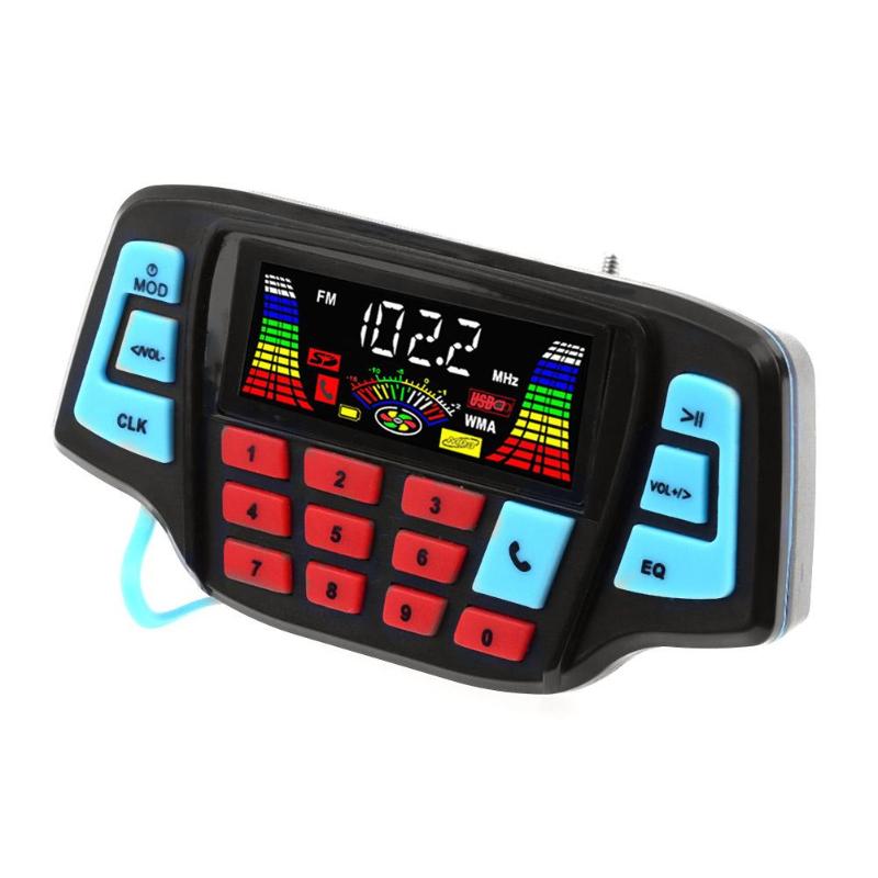 Motorfiets Stuur Audio Systeem Bluetooth USB TF FM Radio MP3 Luidsprekers