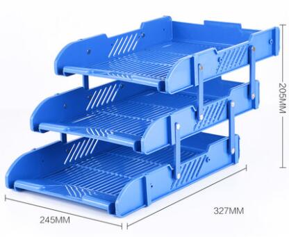 Document Stand Holder Office Desktop Plastic Tray File Holder Rack Storage Suppiles Book Magzine File Organizer Tray Rack Shelf: G