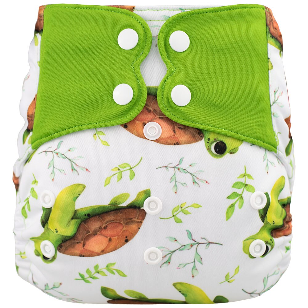 Alles In Een Elfdiaper Aio Luier Met Opgenaaide &amp; Genaaid In Inserts