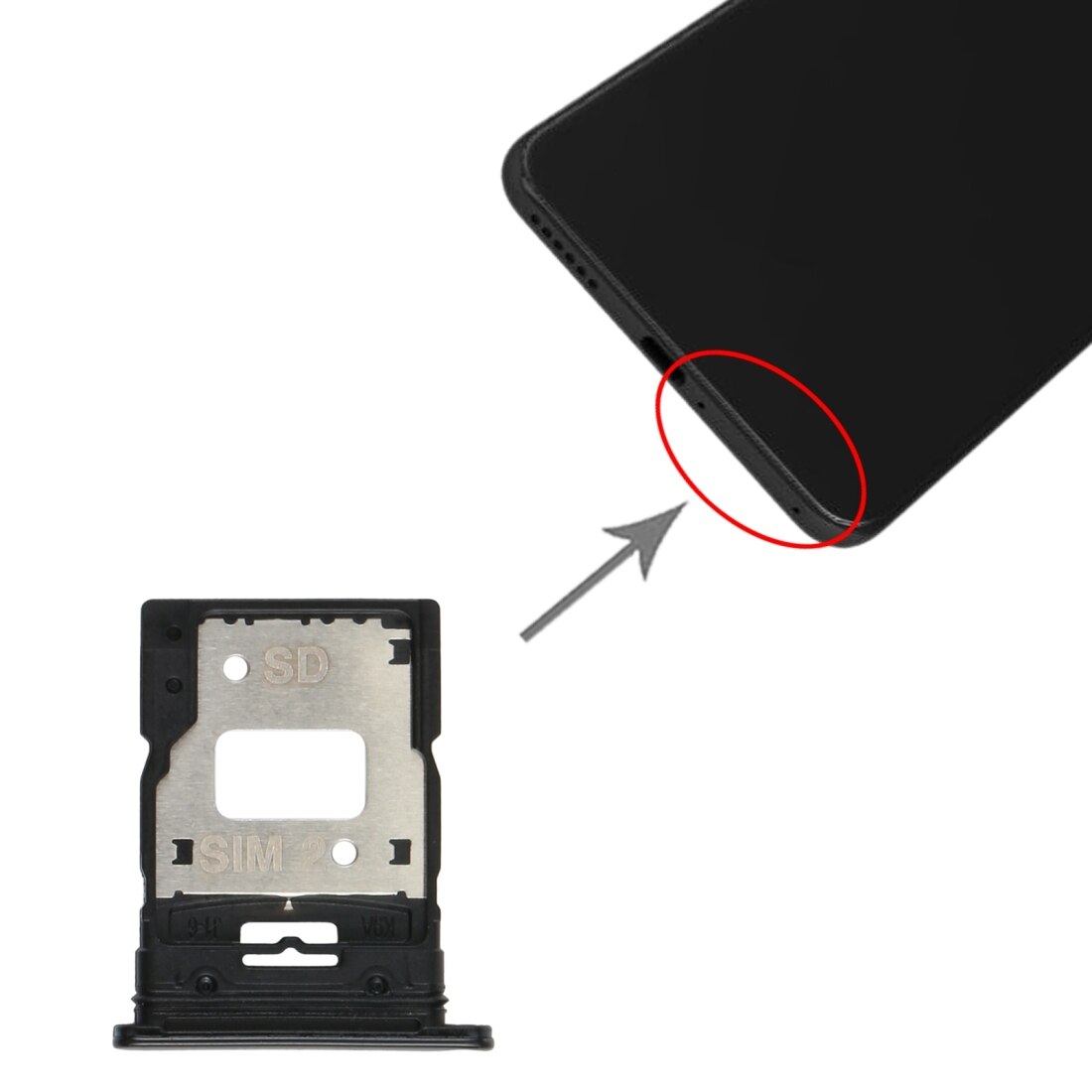 Sim Kaart Lade Micro Sd-kaart Voor Huawei P30 Lite Mobiele Telefoon Card Slot Adapter