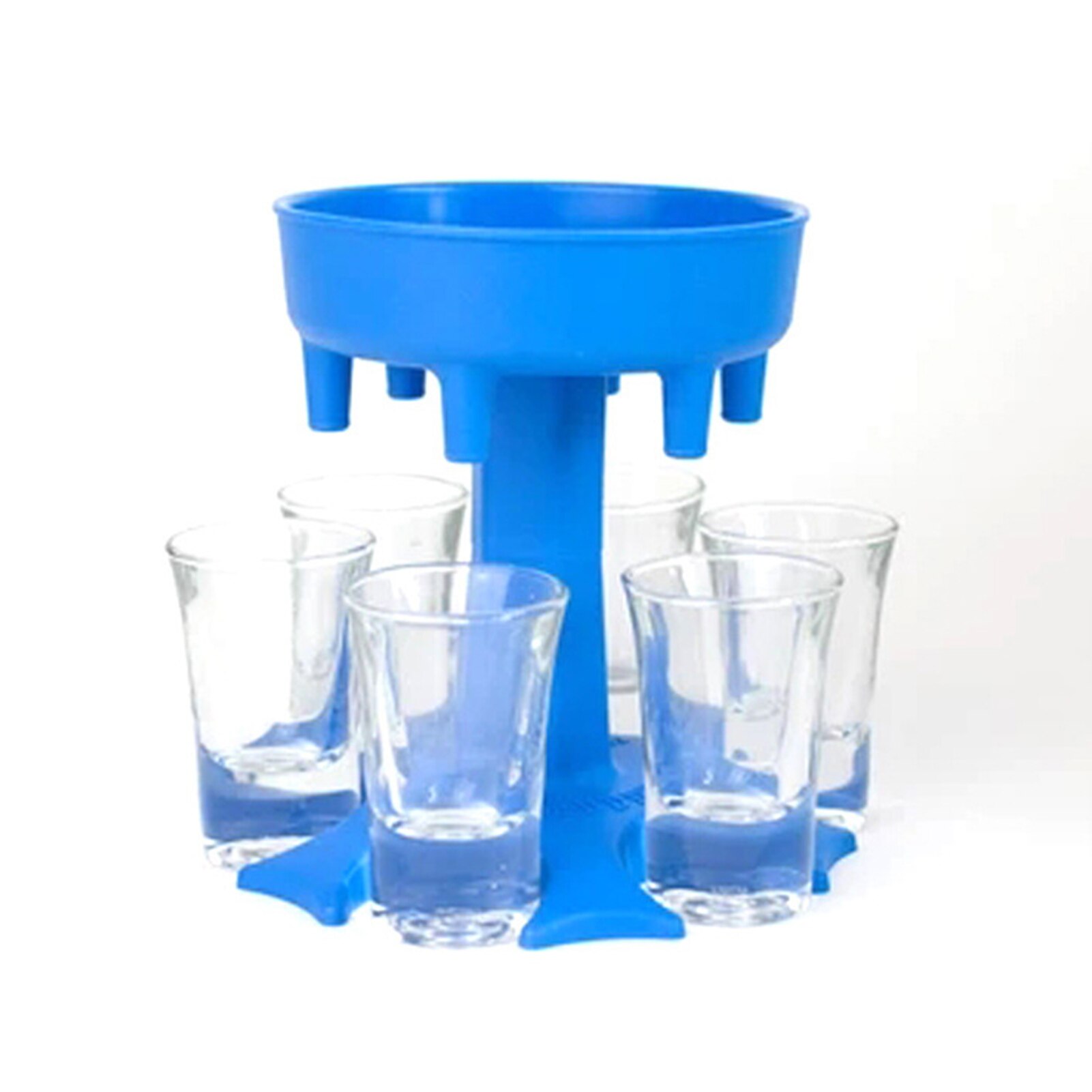 6 Borrelglas Dispenser Houder Bar Wijn Whisky Bier Dispenser Accessoires Caddy Liquor Dispenser Party Games Drinken Shot Glasse