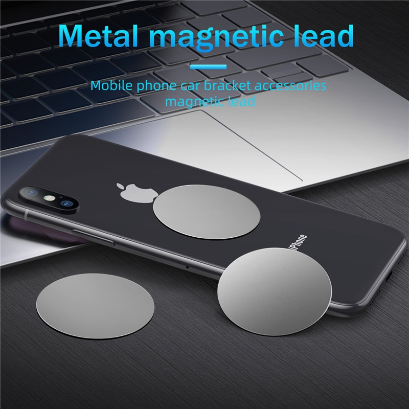 Uslion Magnetische Metalen Plaat Voor Magnetische Auto Telefoon Houder Universele Ijzeren Plaat Sticker Stand Mobiele Telefoon Magneet Houder