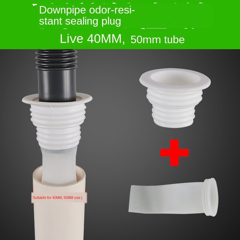 Schlecht waschbecken waschbecken rohr Deodorant Abdichtung Ring dekorative abdeckung 40/50/75 silikon stecker Anti-rückkehr wasser und insekten: 2
