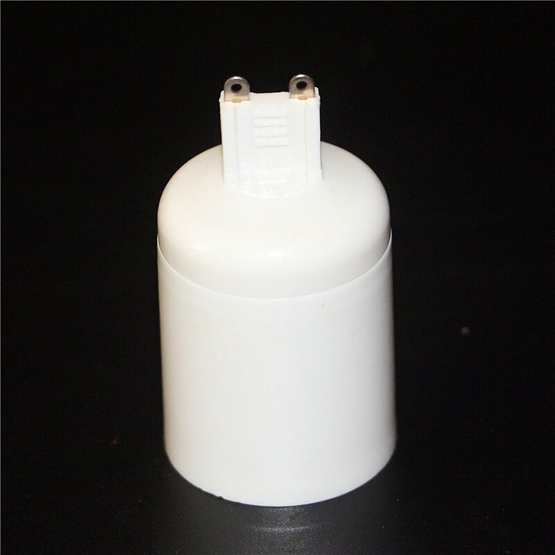 Base de douille G9 à E27, 1 pièce, matériau ABS ignifuge de 100% Base de douille halogène CFL ampoule LED support adaptateur de lampe