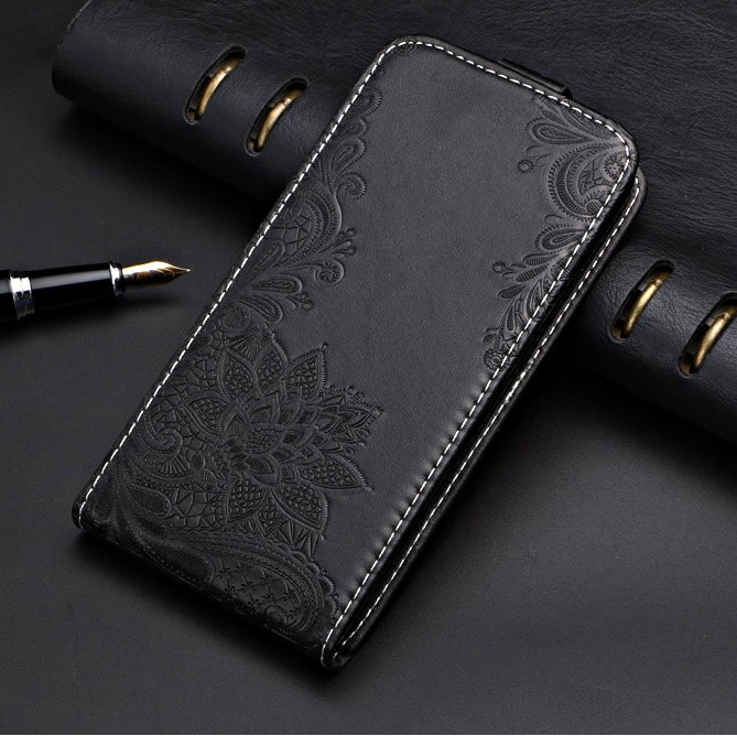 Archiwalne zwykłe etui z klapką do Huawei Honor 9X fIinger Cover Honor9X wzorzyste kwiatowe etui Huawei Honor 9X 9 X torba na telefon: lace black