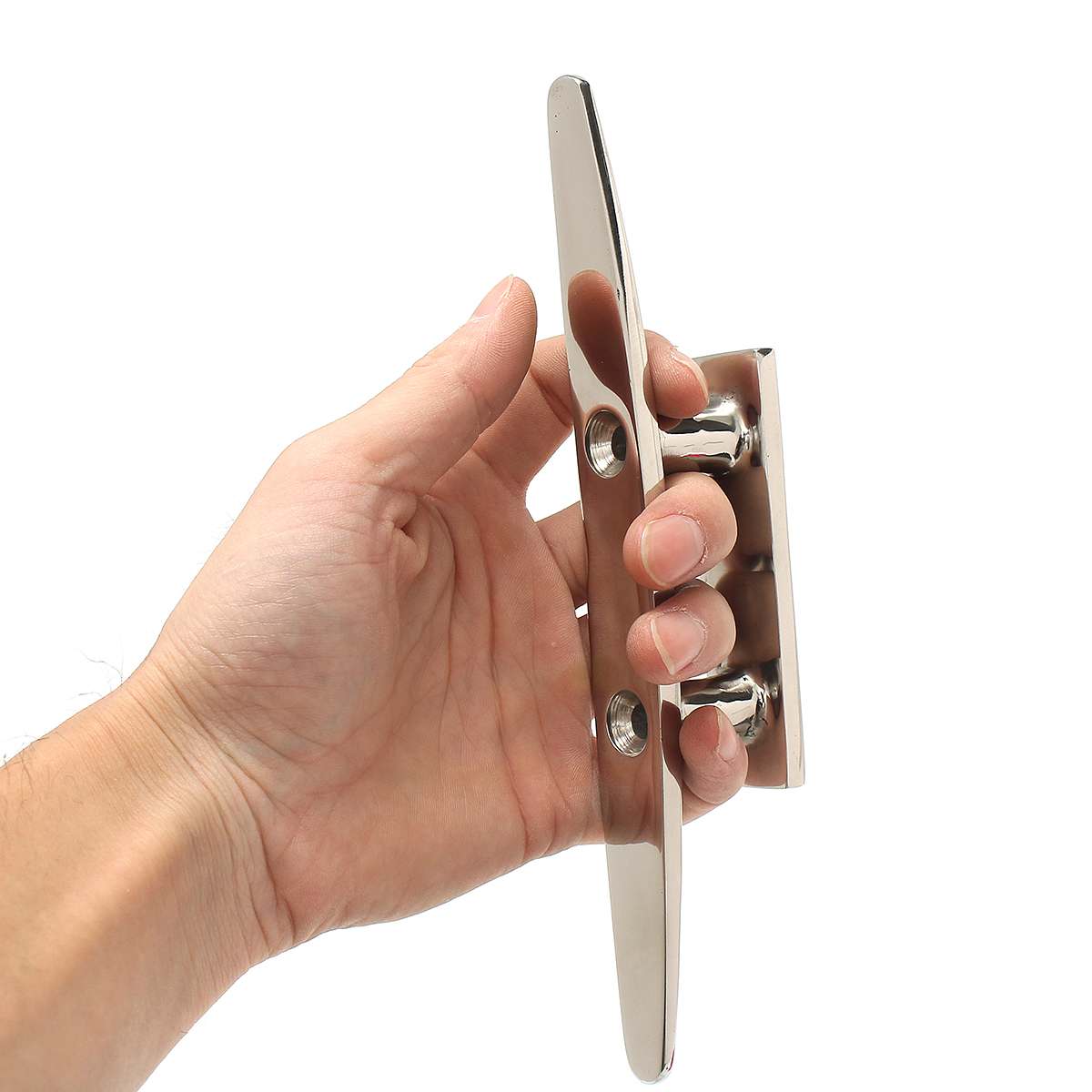 4" 5" 6" 8" Low Flat Cleat 316 Stainless Steel 2 Hole Hardware For Marine Boat Deck Rope Tie for All Chandlery Applications