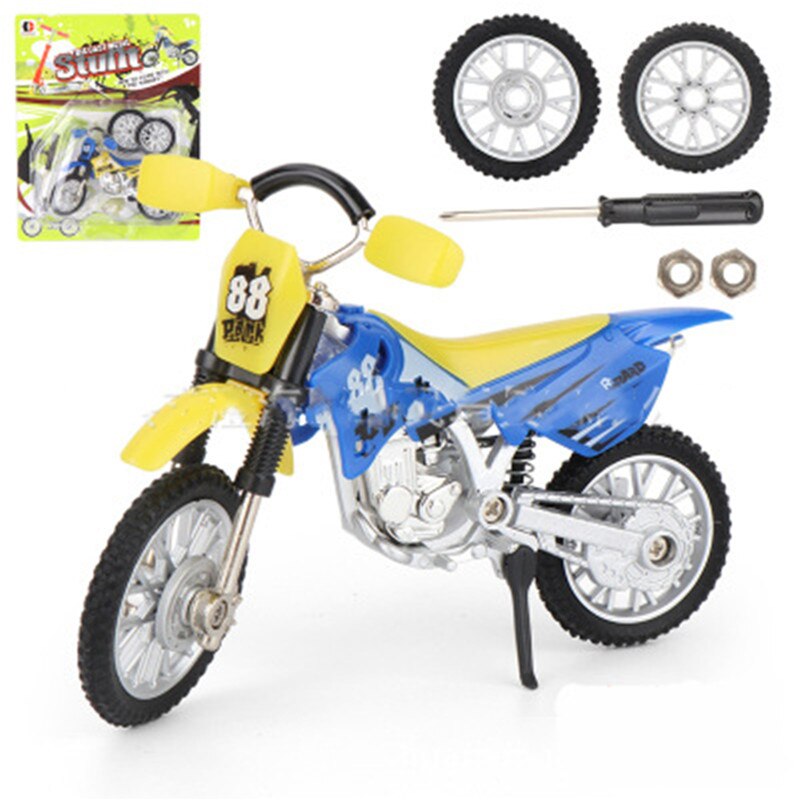 Mini moto de dedo de aleación de Metal, Scooter de dos ruedas, para niños U50F: 2