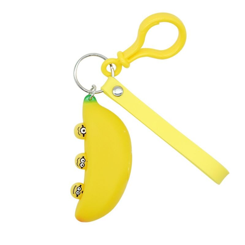 Banana Portachiavi Ciondolo Giocattolo di Compressione Alleviare Lo fatica Della Novità bavaglio Giocattoli Giocattolo Del Capretto Del Regalo T5EC