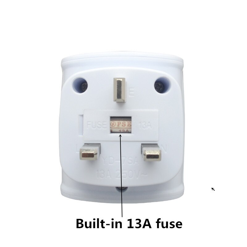 1 pz 15A adattatore per spine da sudafrica a regno unito spine da sudafrica a regno unito spine per convertitore di potenza adattatore da viaggio con presa a 3 Pin