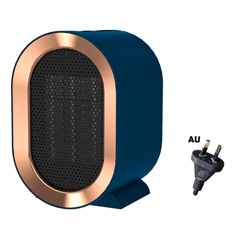 Ptc mini usb henkilökohtainen kannettava sähkötila hiljainen tuuletinlämmitin termostaatilla huone 1200w kylpyhuoneen lämmitin pöytälevy: Oranssi