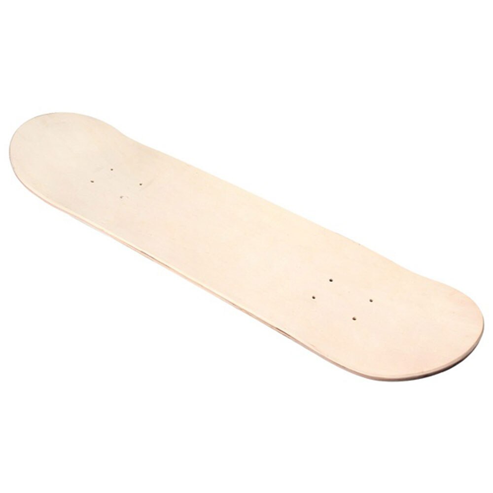 Blank skateboard dæk naturlig enkel 8 tommer træ sport konkurrence nydelse erstatning tilbehør udendørs øvelser dekoration