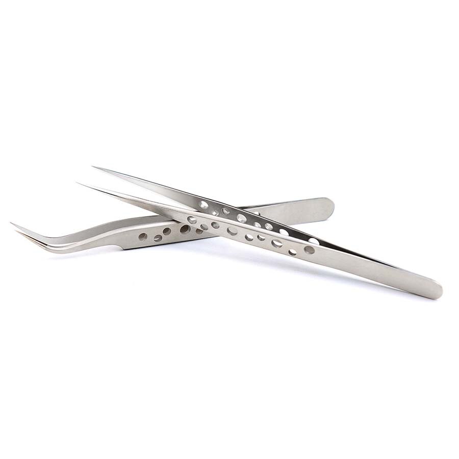 Wimper Extension Pincet Voor Individuele Volume Wimpers Rechte En Gebogen Professionele Pincet Lash Extension Supplies Maken