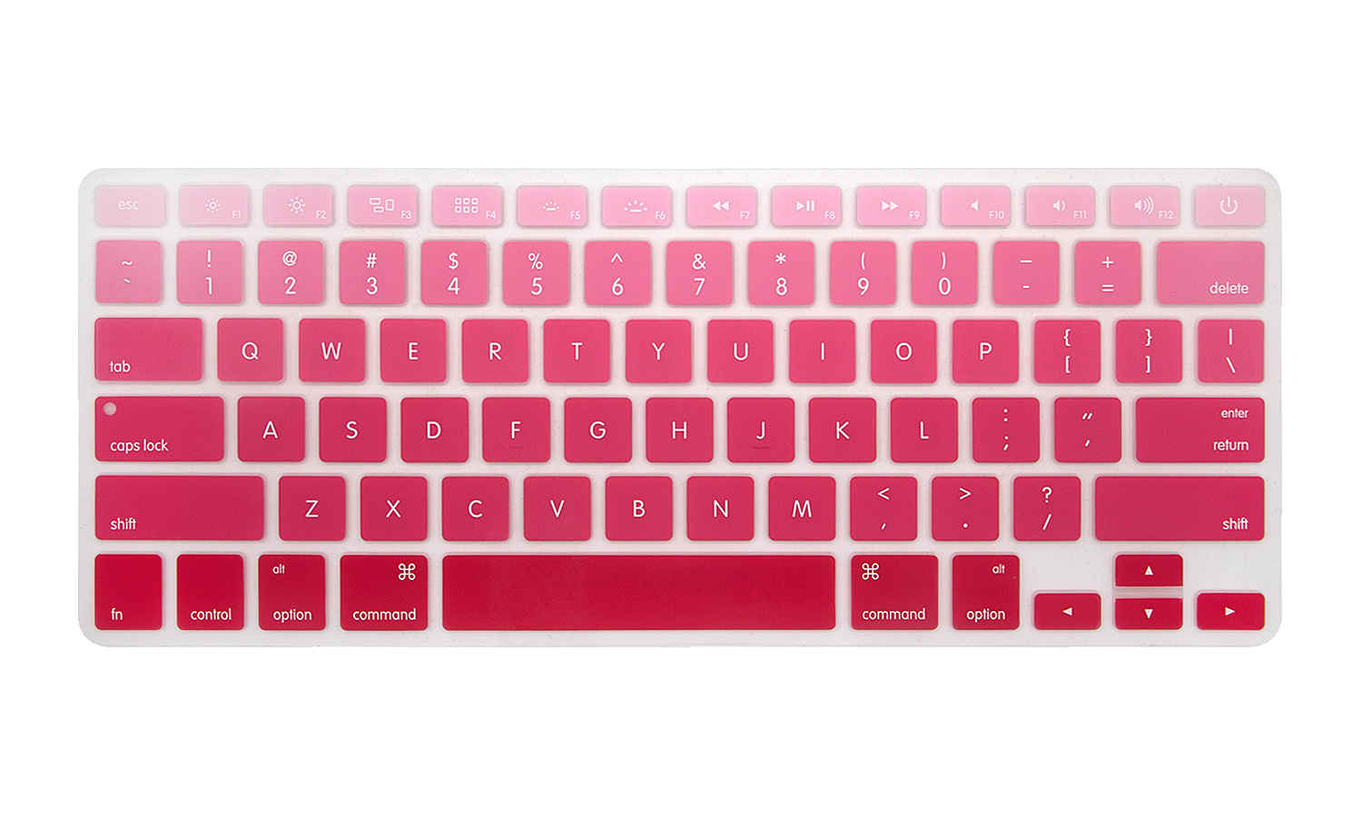 10 Colors Candy Gradation Colors Silicone Keyboard Cover Sticker for MacBook Air Pro Retina 13 15 17 Protector Sticker Film: 1