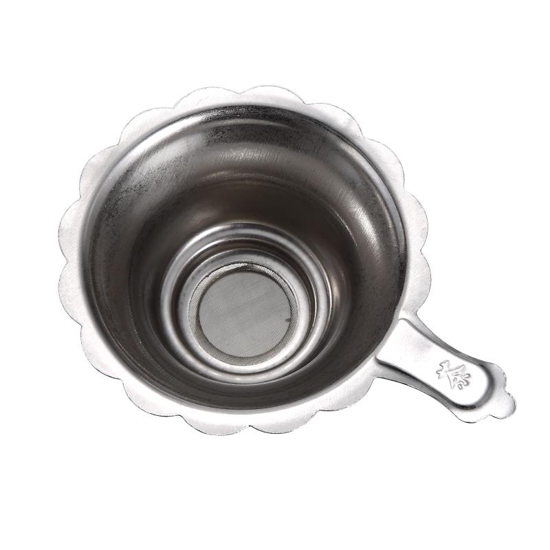 Double-layer Fine Mesh Tea Infuser / Strainer/ Teapot Filter Sieve Stainless Steel Tea Strainers