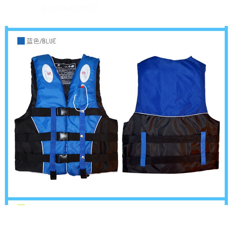 Swimming Boating Ski Drifting Life Vest with Whistle M-XXXL Sizes Water Sports Man kids Jacket Polyester Adult Life Vest Jacket