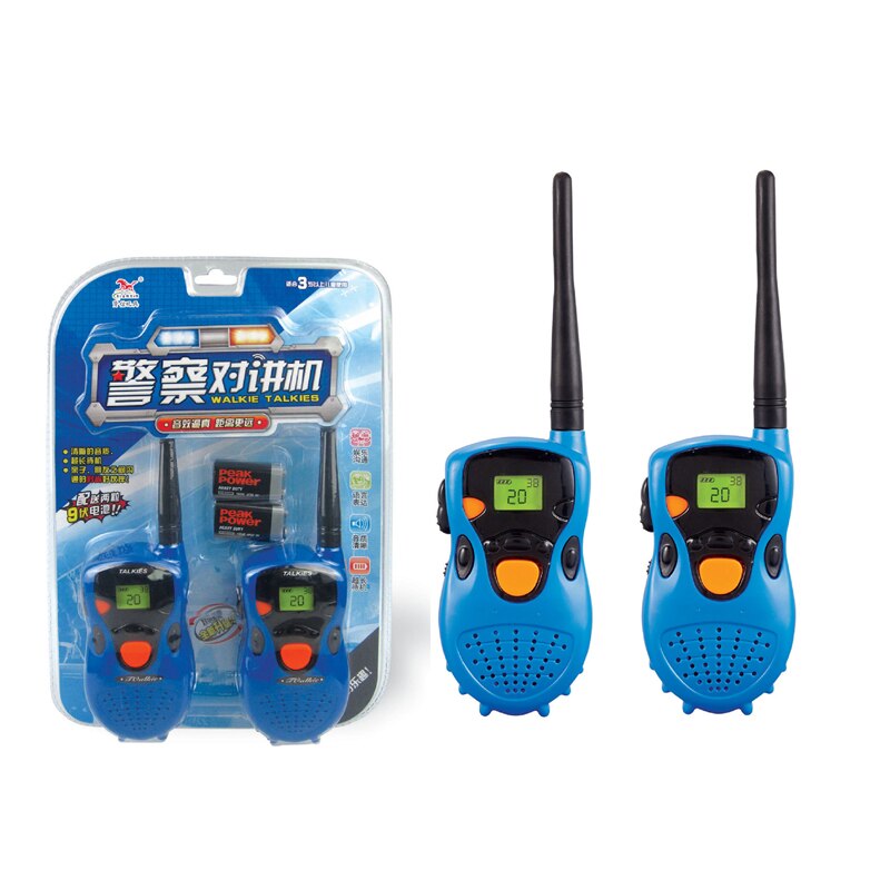 2 stk mini walkie talkie radio  t388 frekvens bærbar tovejs radio legetøj til drenge piger: -en
