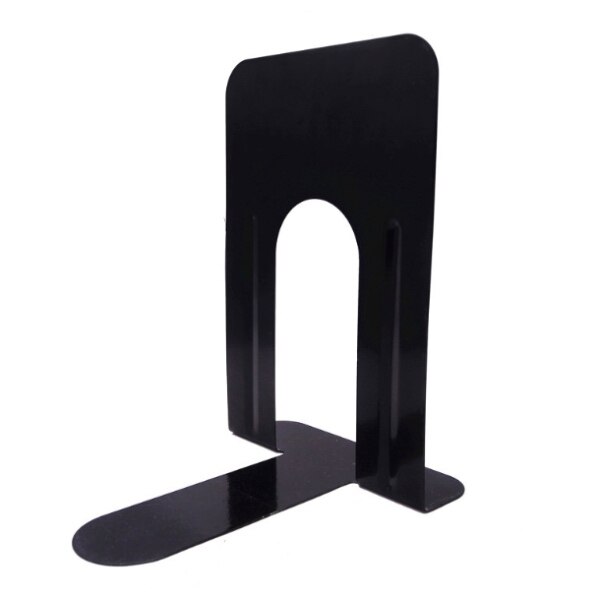 22.2 cm high metal book stand book shelf support book clip book end metal book end extra large book support: Default Title