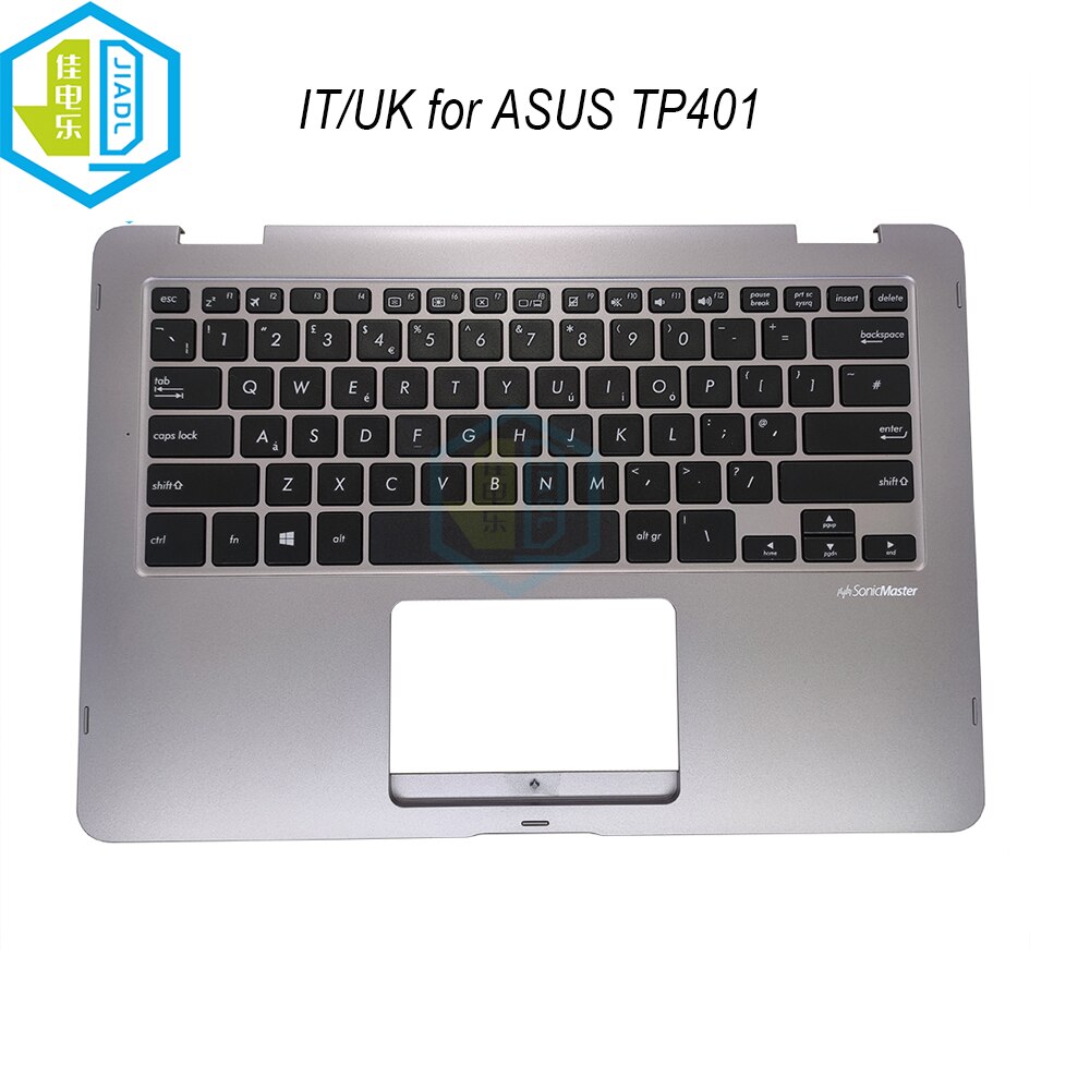 TP401 Pc Uk Gb Italiaanse Keyboard Topcase Palmrest Toetsenborden Voor Asus Vivobook Flip 14 TP401N TP401NA TP401MA F123IT00 F123UK00